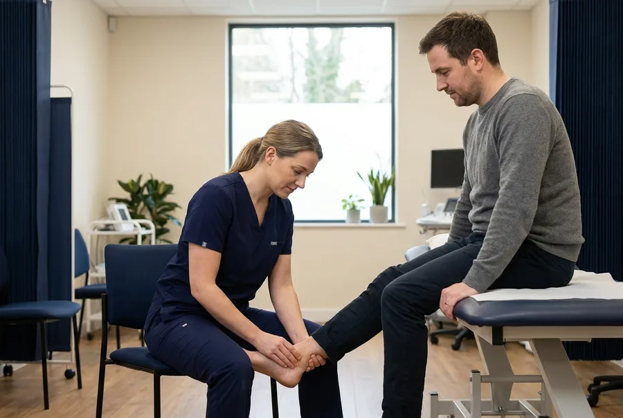 Injury examination for a public liability medico-legal report
