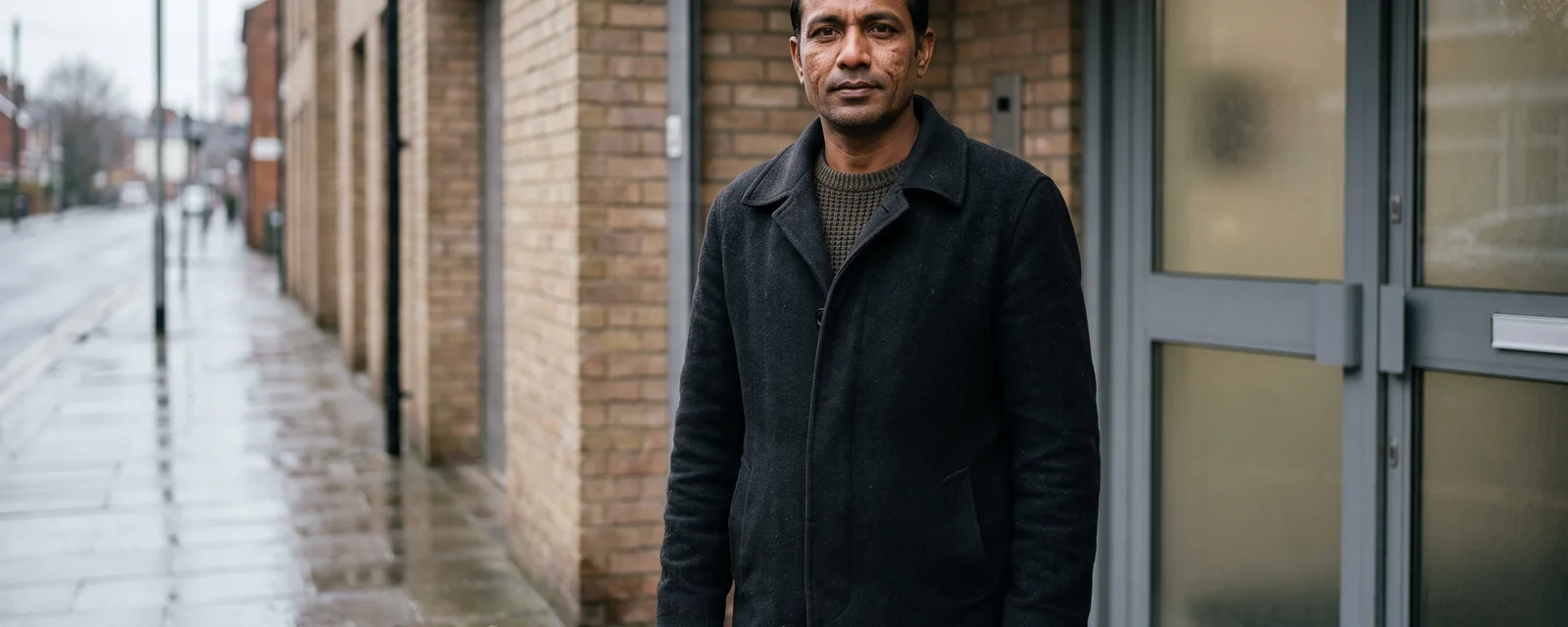 Person outside a UK medical clinic after an independent assessment