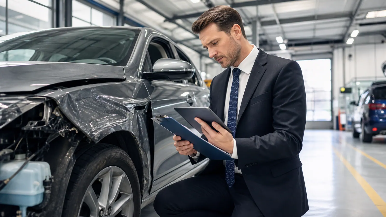 Insurance claims assessor arranging an independent medico-legal report for a personal injury claim