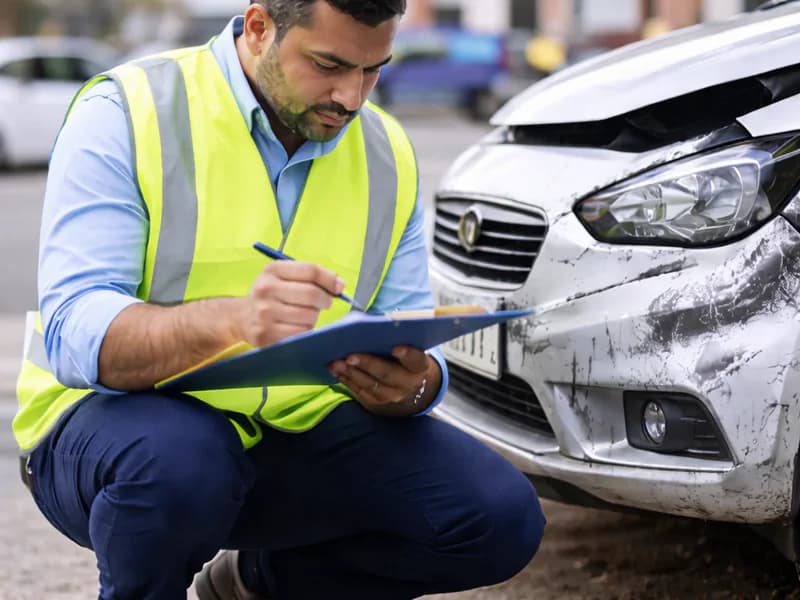 Insurer reviewing an independent medico-legal report for a claim