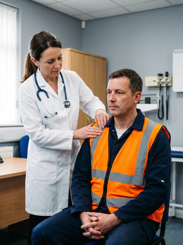 Employer reviewing medical legal reporting for a workplace injury claim